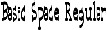 Basic Space Regular font - BasicSpace-Regular.ttf