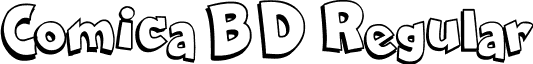 Comica BD Regular font - Comica BD.ttf