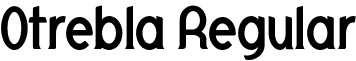 Otrebla Regular font - Otrebla.otf