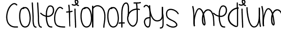 CollectionOfJays Medium font - CollectionOfJays.ttf