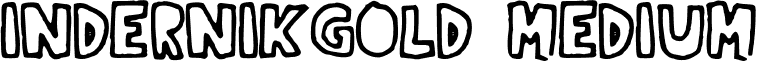 IndernikGold Medium font - IndernikGold.otf