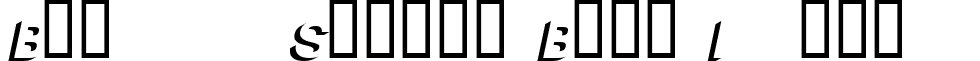 Block Shadow Bold Italic font - BlockShadow-BoldItalic.ttf