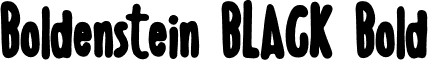Boldenstein BLACK Bold font - Boldenstein BLACK.otf