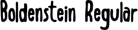 Boldenstein Regular font - Boldenstein.otf