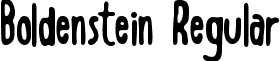 Boldenstein Regular font - Boldenstein.ttf