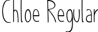 Chloe Regular font - Chloe.ttf