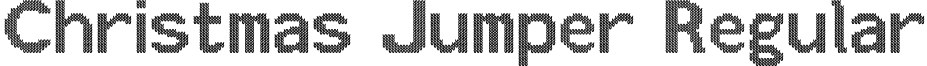 Christmas Jumper Regular font - Christmas Jumper.ttf