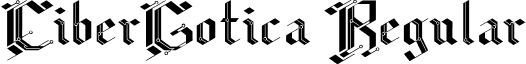 CiberGotica Regular font - CiberGotica.otf