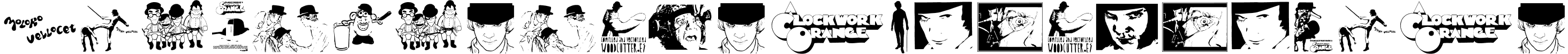 Clockwork Orange Regular font - Clockwork Orange.ttf