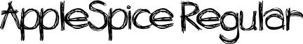 AppleSpice Regular font - AppleSpice.ttf