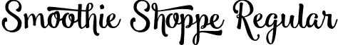 Smoothie Shoppe Regular font - Smoothie Shoppe.ttf