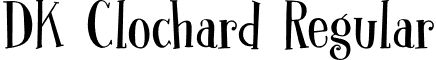 DK Clochard Regular font - DK Clochard.otf