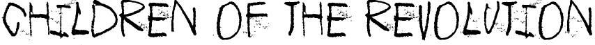 Children of the revolution font - Children of the revolution.ttf