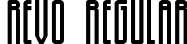 REVO Regular font - REVO.ttf