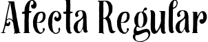 Afecta Regular font - Afecta Free Version.ttf