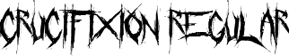 Crucifixion Regular font - Crucifixion-Regular.ttf