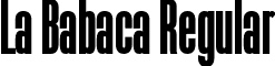 La Babaca Regular font - La-Babaca-ffp.otf