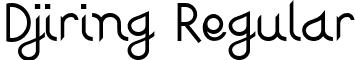 Djiring Regular font - Djiring Regular.ttf