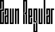 Zaun Regular font - Zaun.ttf