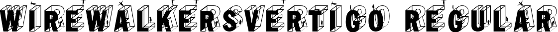 WirewalkersVertigo Regular font - WirewalkersVertigo.ttf
