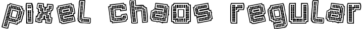 Pixel Chaos Regular font - Pixel Chaos.ttf