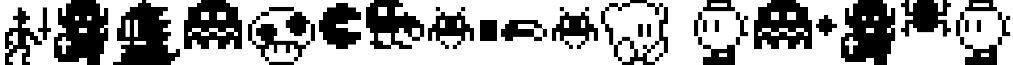 PixelCharas Medium font - PixelCharas.ttf