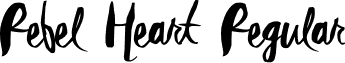 Rebel Heart Regular font - Rebel Heart Madonna.otf