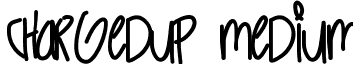 ChargedUp Medium font - ChargedUp.ttf