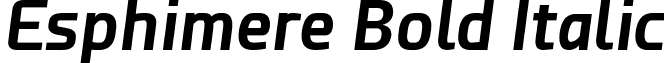 Esphimere Bold Italic font - Esphimere Bold Italic.otf