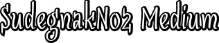 SudegnakNo2 Medium font - SudegnakNo2.ttf