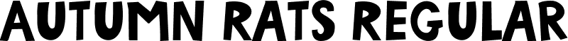 Autumn Rats Regular font - Autumn Rats.ttf