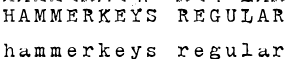 HammerKeys Regular font - HAMMK___.TTF