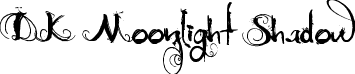 DK Moonlight Shadow font - DK Moonlight Shadow.ttf