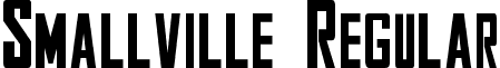 Smallville Regular font - Smallville1.ttf