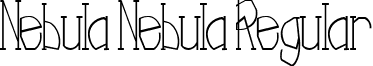Nebula Nebula Regular font - Nebula Regular.ttf