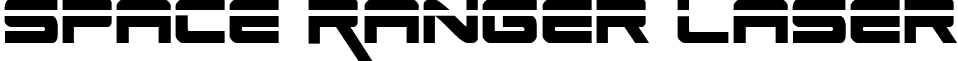 Space Ranger Laser font - spacerangerlas.ttf