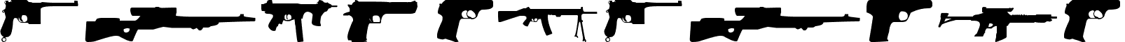 Guns Regular font - Guns 1.ttf