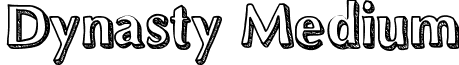 Dynasty Medium font - Dynasty.ttf