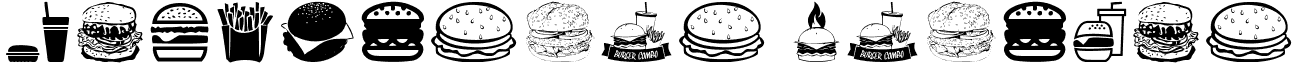 Hamburger Regular font - Hamburger.ttf