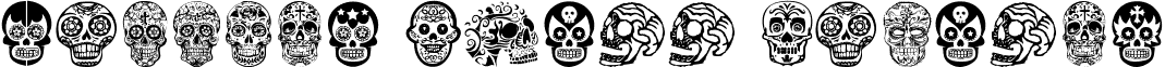 Mexican Skull Regular font - Mexican Skull.ttf