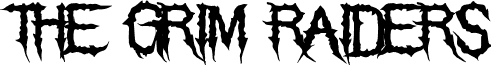 The Grim Raiders font - TheGrimRaiders-Regular.otf