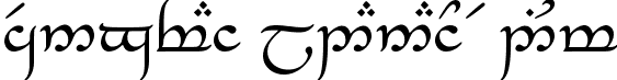 TengwarEldanaro Medium font - Tengwar_Eldanaro-Medium.ttf