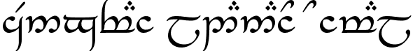 TengwarEldanaro Normal font - Tengwar_Eldanaro-Normal.ttf