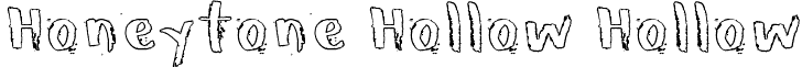 Honeytone Hollow Hollow font - Honeytone Hollow.ttf