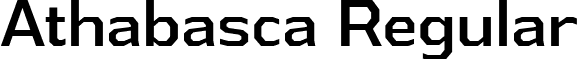 Athabasca Regular font - athabasca-rg.ttf