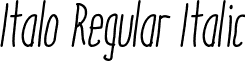 Italo Regular Italic font - Italo_Regular-Italic.otf