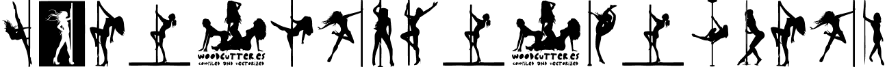 Pole Dance Regular font - POLE DANCE.ttf