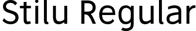 Stilu Regular font - Stilu-Regular.otf