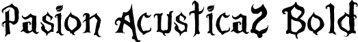 Pasion Acustica2 Bold font - xPasin_Acstica_v2.TTF