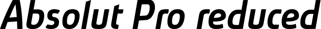 Absolut Pro reduced font - Absolut_Pro_Medium_Italic_reduced.otf